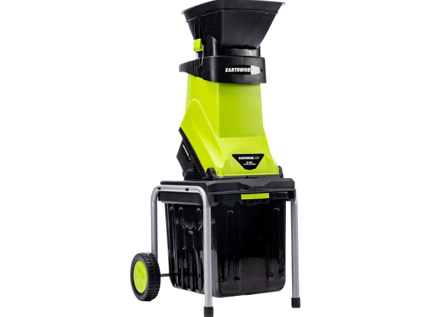 
Earthwise GS70015 15-Amp Garden Corded Electric Chipper, Collection Bin