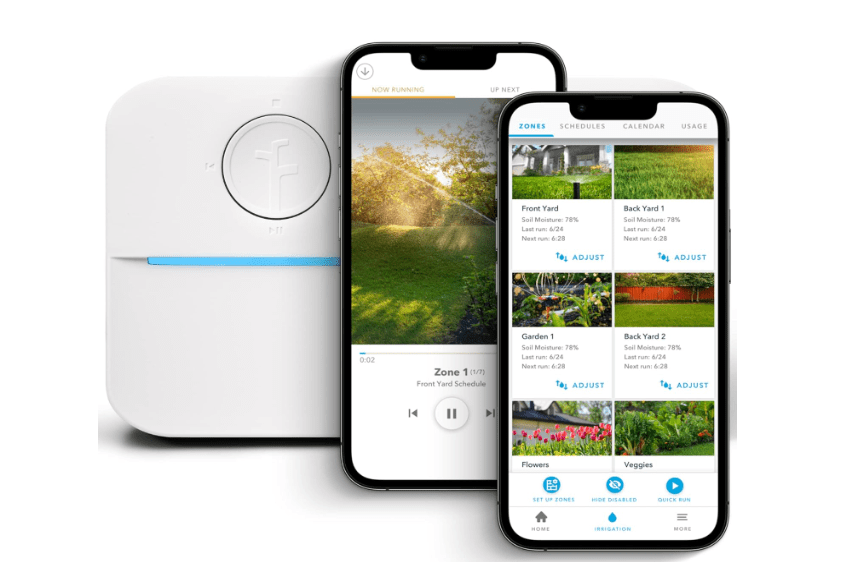 
Rachio WiFi Smart Sprinkler Controller (8-Zone Irrigation Remote Control) – App-Based Scheduling, Local Weather Intelligence, Rain Skips, Easy DIY Install
