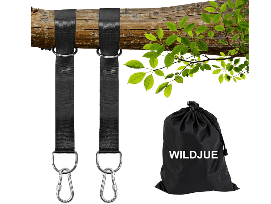 Tree Swing Hanging Straps Kit Holds 2000 lbs,5ft Extra Long Straps Strap with Safer Lock Snap Carabiner Hooks Perfect for Tree Swing & Hammocks, Carry..