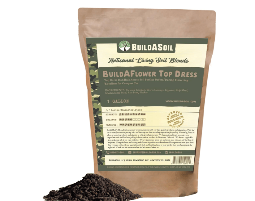  BuildASoil Build-A-Flower Top Dress Kit – 1 Gallon Bag