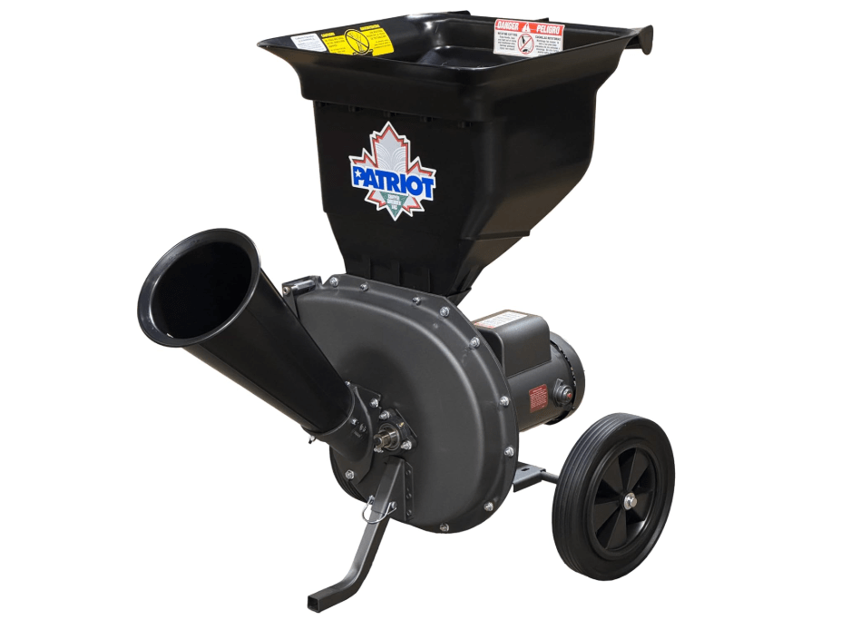 
Patriot Products CSV-2515 1.5 HP Corded Electric Wood Chipper Leaf Shredder