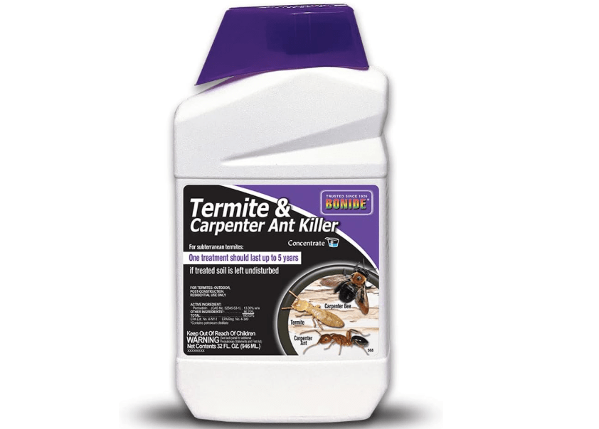 Bonide Termite & Carpenter Ant Killer, 32 oz Concentrated Insect Killer, Long Lasting Treatment for Lawn & Home