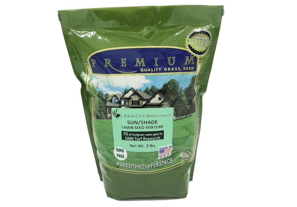 
Twin City Seed Co. Sun & Shade, Tall Fescues, Fine Fescues, Bluegrass, and Perennial Ryegrass Mixture, 3 lb Bag