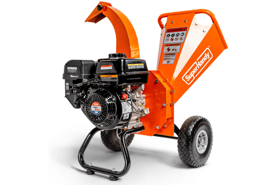
SuperHandy Mini Wood Chipper Shredder Mulcher Heavy Duty 7HP Compact Design 3" Inch Max Capacity (GUO035-1)