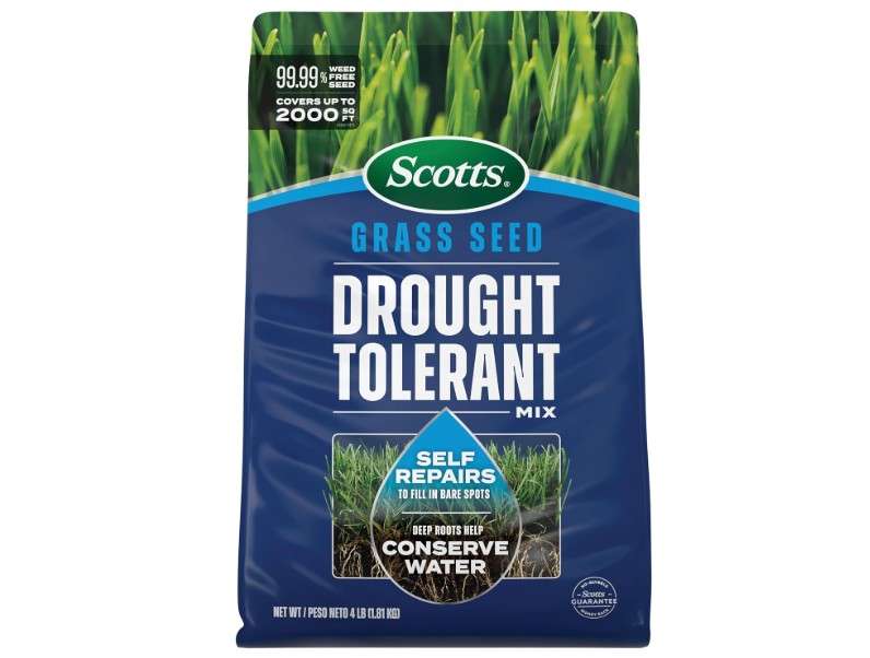
Scotts Grass Seed Drought Tolerant Mix, Kentucky Bluegrass and Tall Fescue Grass Seed Mix, Covers up to 2,000 sq. ft., 4 lb.