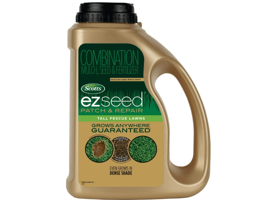 
Scotts EZ Seed Patch & Repair Tall Fescue Lawns Combination Mulch, Grass Seed and Fertilizer for Bare Spots and Repair, Grows Anywhere, 3.75 lb