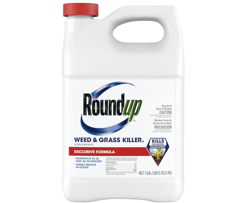 
Roundup Weed & Grass Killer₄ Concentrate, Use in and Around Flower Beds, Walkways and Other Areas of Your Yard
