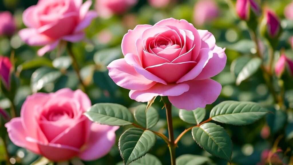 Queen Elizabeth rose plant