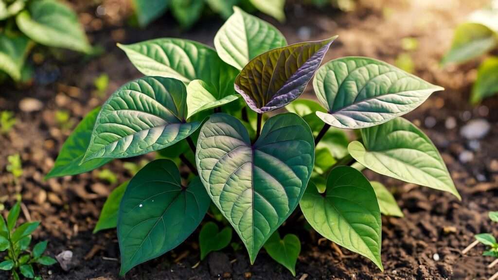 Sweet Potato Plant Leaves