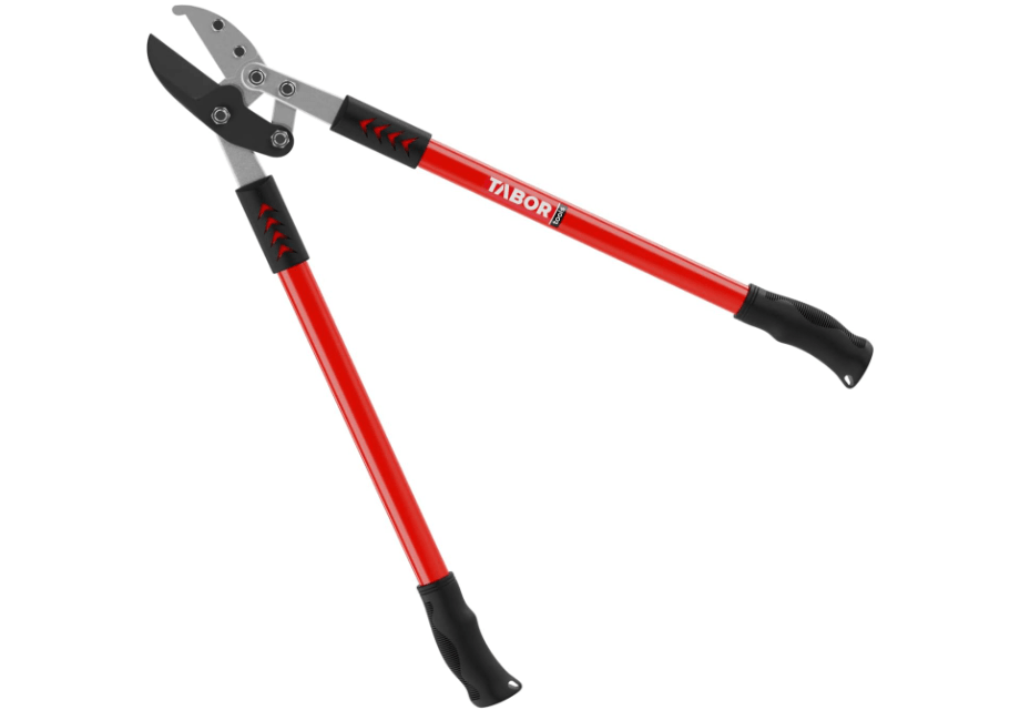
TABOR TOOLS GG12A Anvil Lopper with Compound Action, 30 Inch Tree Trimmer, Thick Branch Cutter with ⌀ 2 Inch Cutting Capacity, Chops Thick Branches with Ease.