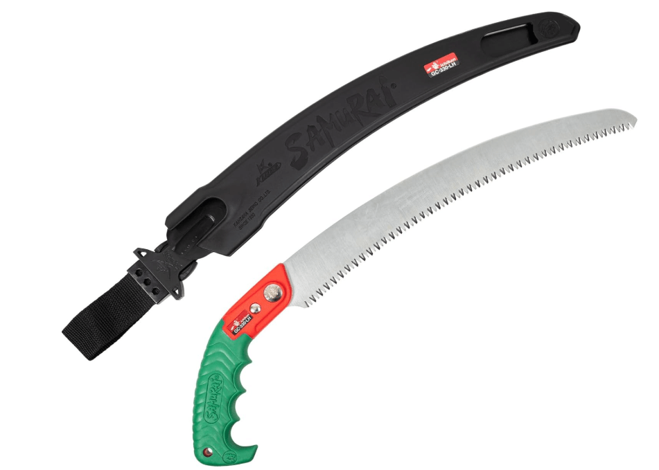 
Samurai Ichiban 13" (330mm) Curved Pruning Saw w/Scabbard GC330LH