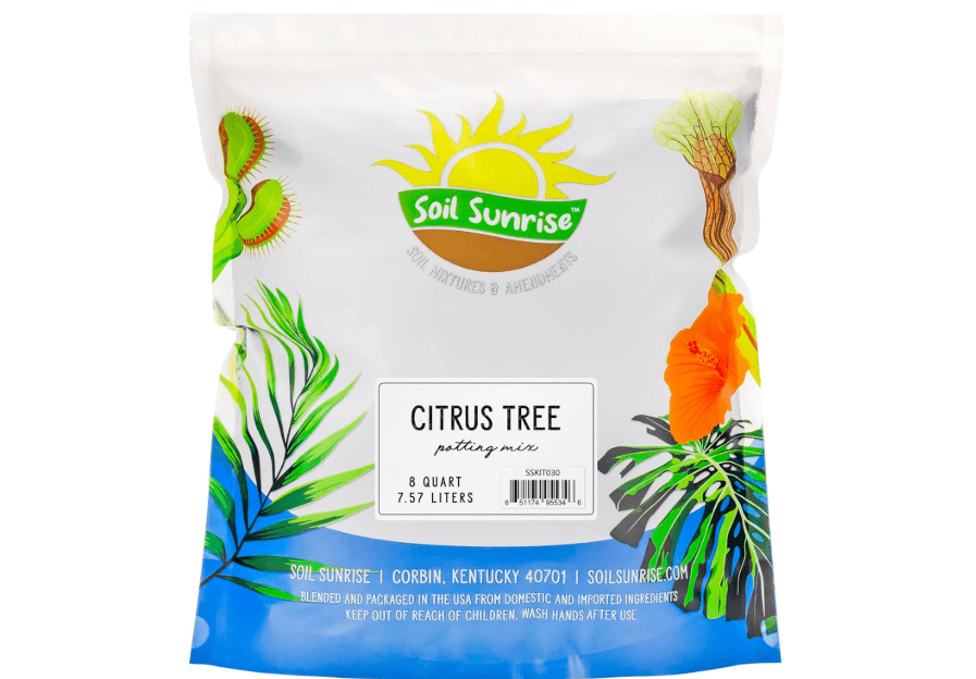 
Citrus Tree Potting Soil Mix (8 Quarts), Special Blend for Indoor Oranges, Lemons, Limes and More