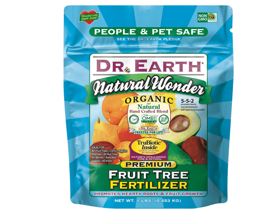 Dr. Earth 70656 1 lb 5-5-2 MINIS Natural Wonder Fruit Tree Fertilizer