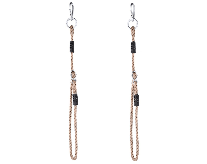 
NOSTIFY 2PC Heavy Duty Length Adjustable Nylon Rope Express Setup Hanging Tree Straps (250 Lbs Limited/Each) for Outdoor Swings Hammock Playground Set..
