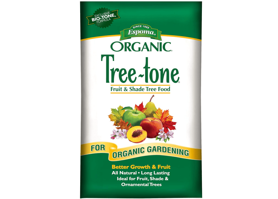 Espoma Organic Tree-Tone 6-3-2 Natural & Organic Fertilizer and Plant Food; 36 lb. Bag; Organic Fertilizer for All Trees. Use for Fruit Trees Like Peach