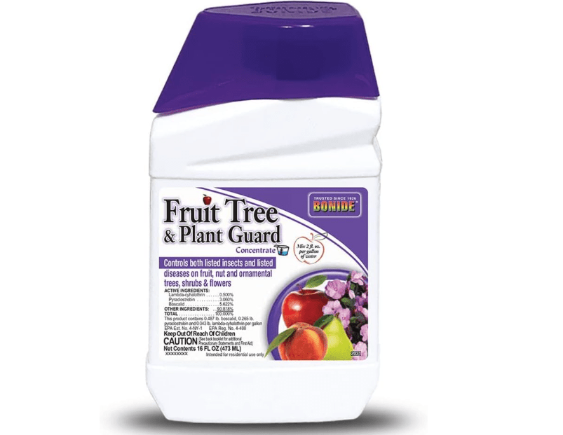 Bonide Fruit Tree & Plant Guard, 16 oz Concentrate, Multi-Purpose Fungicide, Insecticide and Miticide for Home Gardening