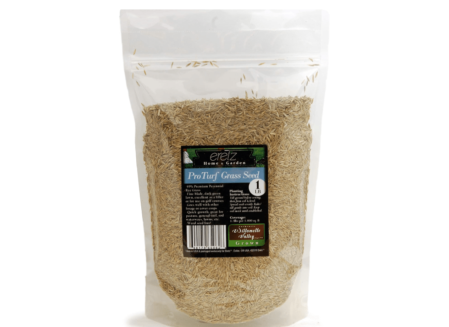 
ProTurf Perennial Ryegrass Fine Lawn Seed by Eretz (1lb) - Choose Size! Premium Willamette Valley, Oregon Grown Grass Seed