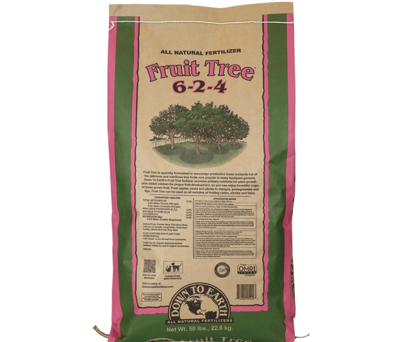 
Down to Earth Organic Fruit Tree Fertilizer Mix 6-2-4, 50 lb