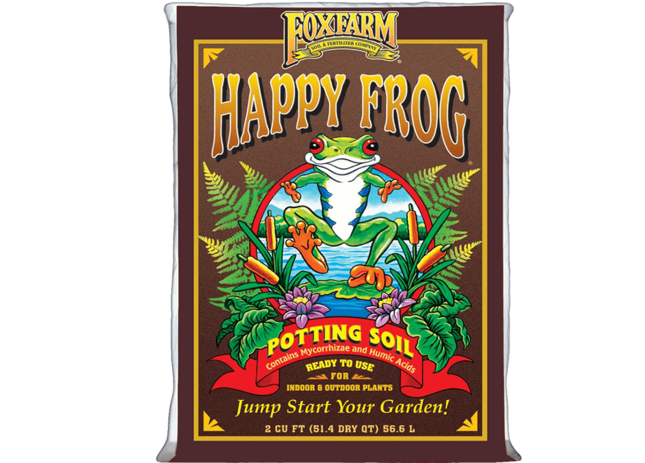 
FoxFarm Happy Frog Potting Soil, 2cu ft - for Indoor/Outdoor Container Plants, Improves Root Efficiency, pH Adjusted for Optimal Nutrient Uptake - Contains