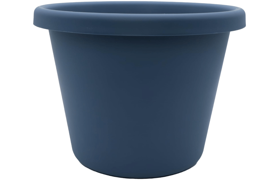 
The HC Companies Classic Round Plastic Plant Pot w/Rolled Rim - Lightweight & UV Resistant Flower Pot for Herbs & More - Outdoor & Indoor Plant
