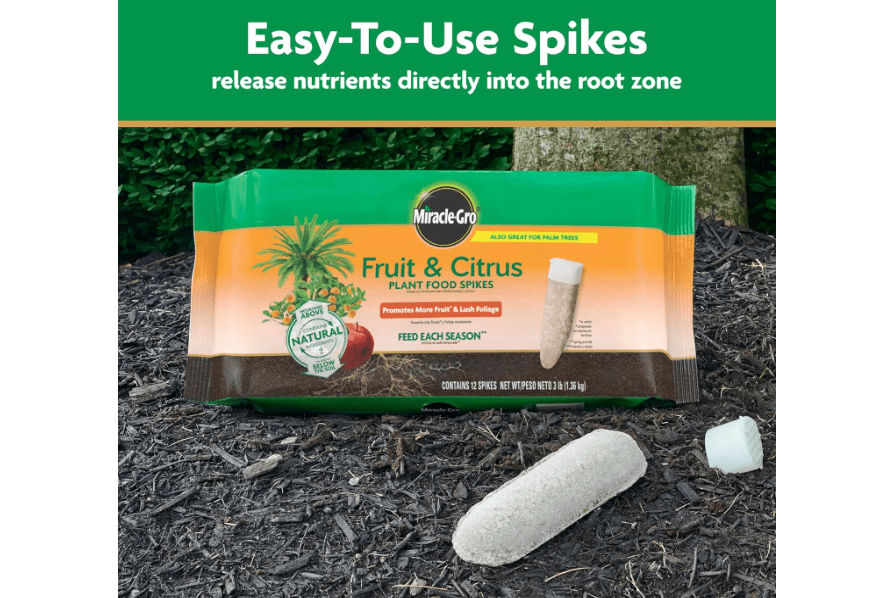 
Miracle-Gro Fruit & Citrus Plant Food Spikes