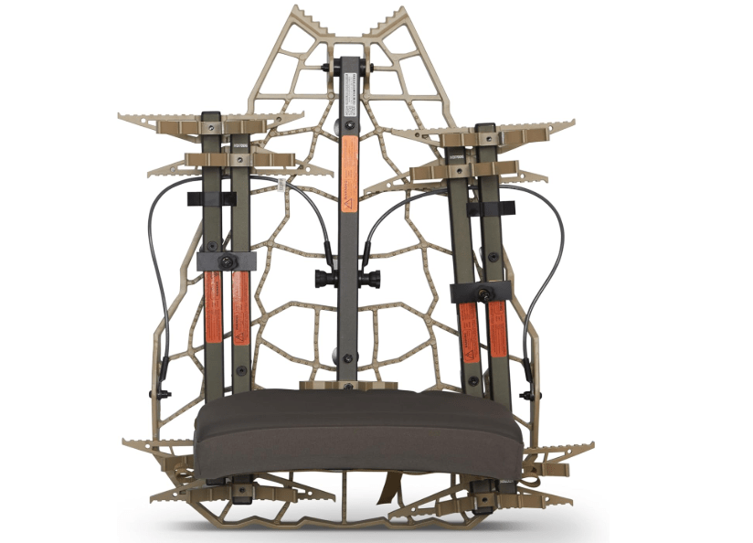 XOP Rubicon - 9.6 Lb Cast Aluminum Hang On Treestand for Deer Hunting