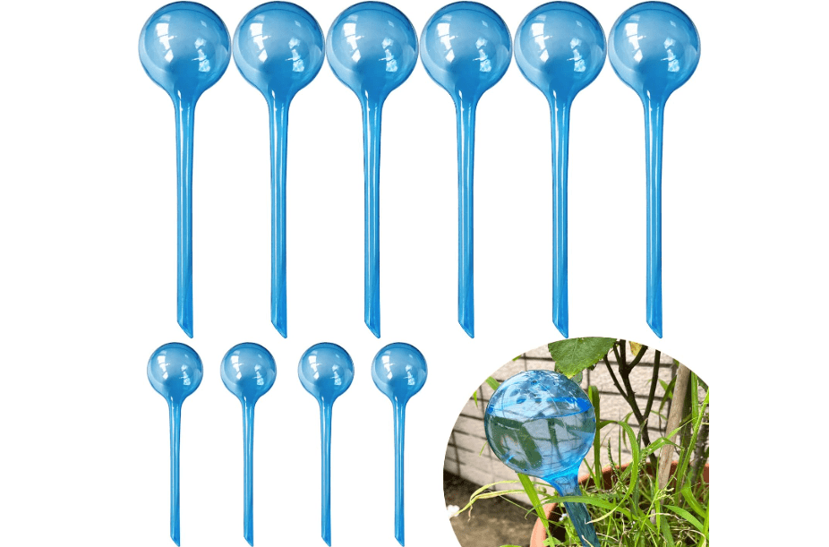  MOONSOUND Self Watering Globes for Plants - 10pcs Automatic Watering Bulbs for Indoor & Outdoor Potted Plants, Vacation Plant Care, Water Conservation