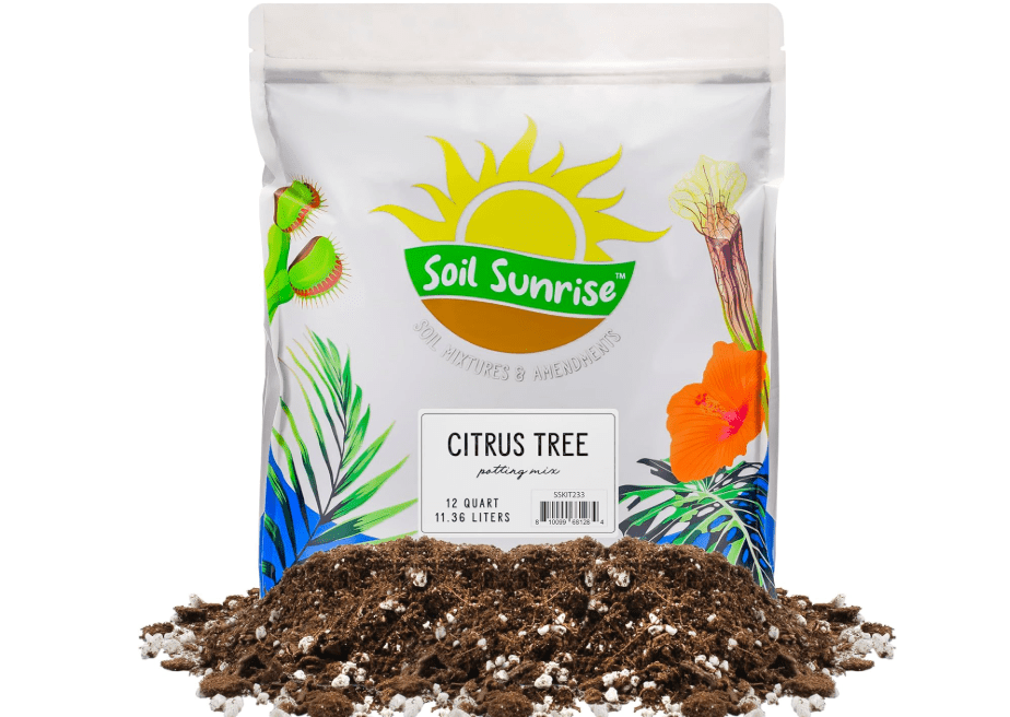 
Citrus Tree Potting Soil Mix (12 Quarts), Special Blend for Indoor Oranges, Lemons, Limes and More