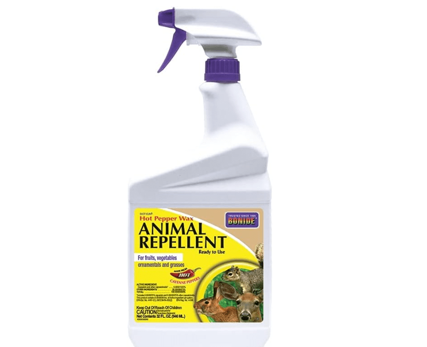 Bonide Hot Pepper Wax Animal Repellent, Ready-to-Use, 32 oz