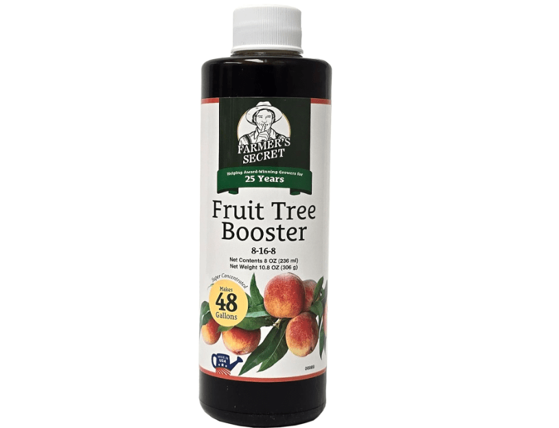 
Farmer's Secret Fruit Tree Booster Fertilizer (8oz) - Super Concentrated and Phosphorus Rich - Formulated for All Fruit Trees Including Peach, Banana,..