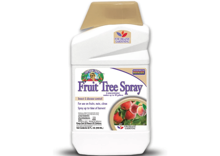 Bonide Captain Jack's Fruit Tree Spray, 32 oz Concentrate, Insect & Disease Control Spray for Organic Gardening