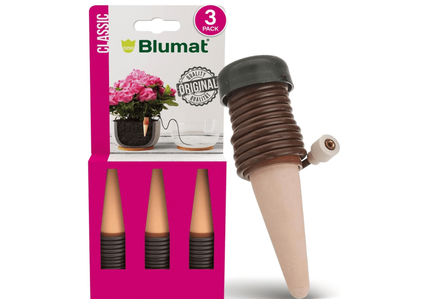  Blumat Classic Plant Watering Stakes - Self-Watering Insert for Indoor and Outdoor Plants - Automatic Slow Release Irrigation System for Potted Plant