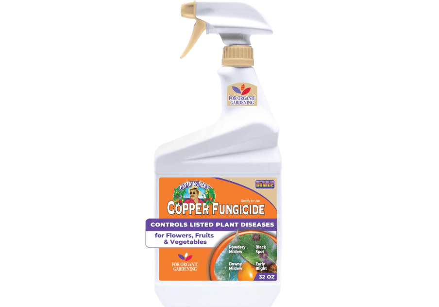 Bonide Captain Jack's Copper Fungicide, 32 oz Ready-to-Use Spray for Organic Gardening, Controls Common Diseases