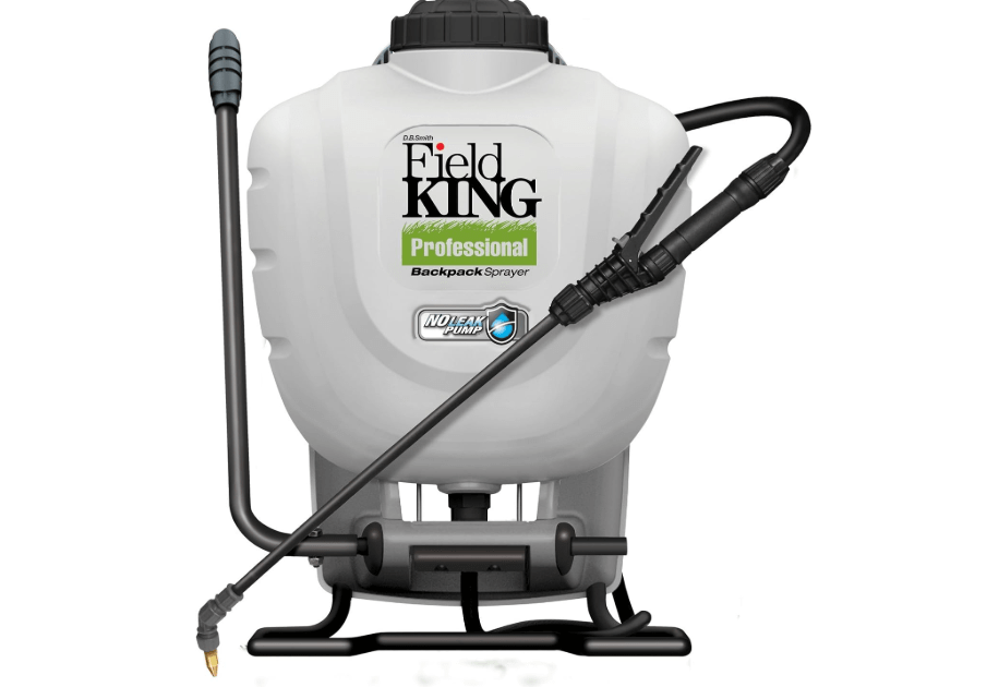 
FIELD KING 190328 Backpack Sprayer, 4 Gallon, with Internal No Leak Pump Design Delivers 150 PSI