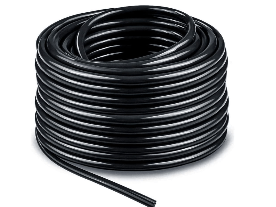 
Bonviee 100ft 1/4 inch Blank Distribution Tubing Drip Irrigation Hose Garden Watering Tube Line for Small garden irrigation system