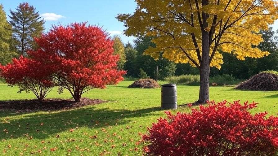 Sustainable Vermont garden with red osier dogwood and sugar maple".