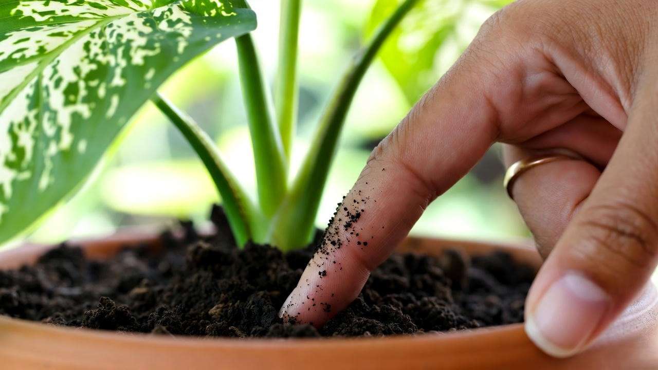 The "Finger Test" Method: When to Water (The 2-3 Inch Rule