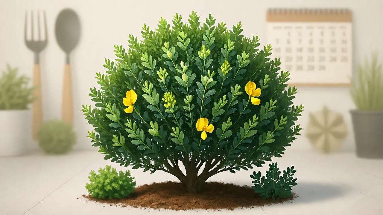 Expert tips for pruning and mulching sweet broom plant in garden.