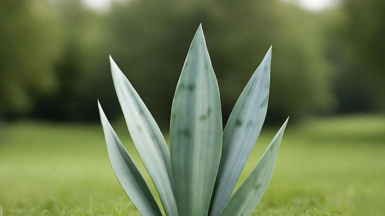 Moonshine Snake Plant in a southeast corner for Feng Shui with calming background."