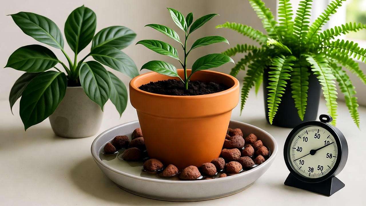 Galaxy Plant on DIY pebble tray for 50-60% humidity