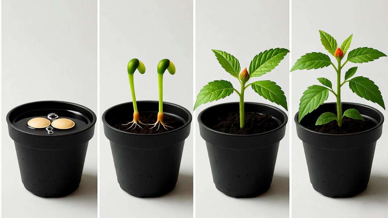 growing marihuanilla plant from seed timeline 14 days