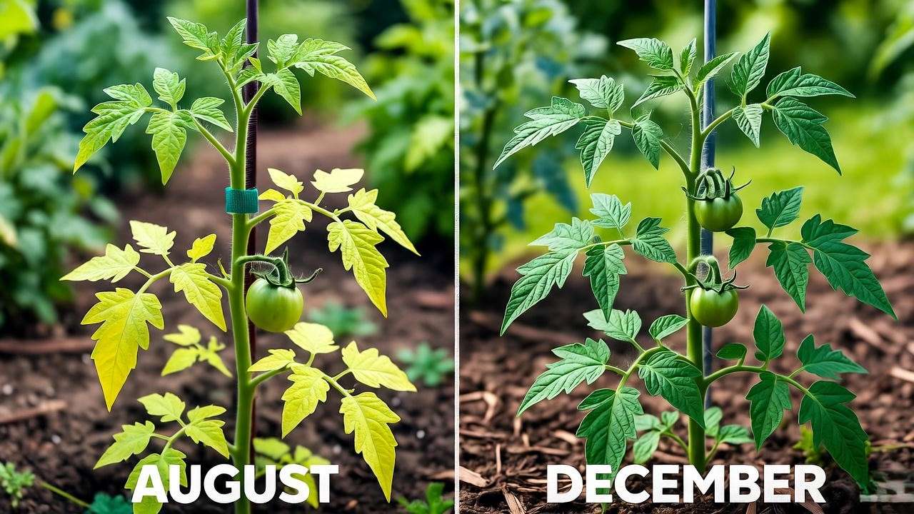 before and after rattooning extending tomato plant lifespan from 8 to 15 months