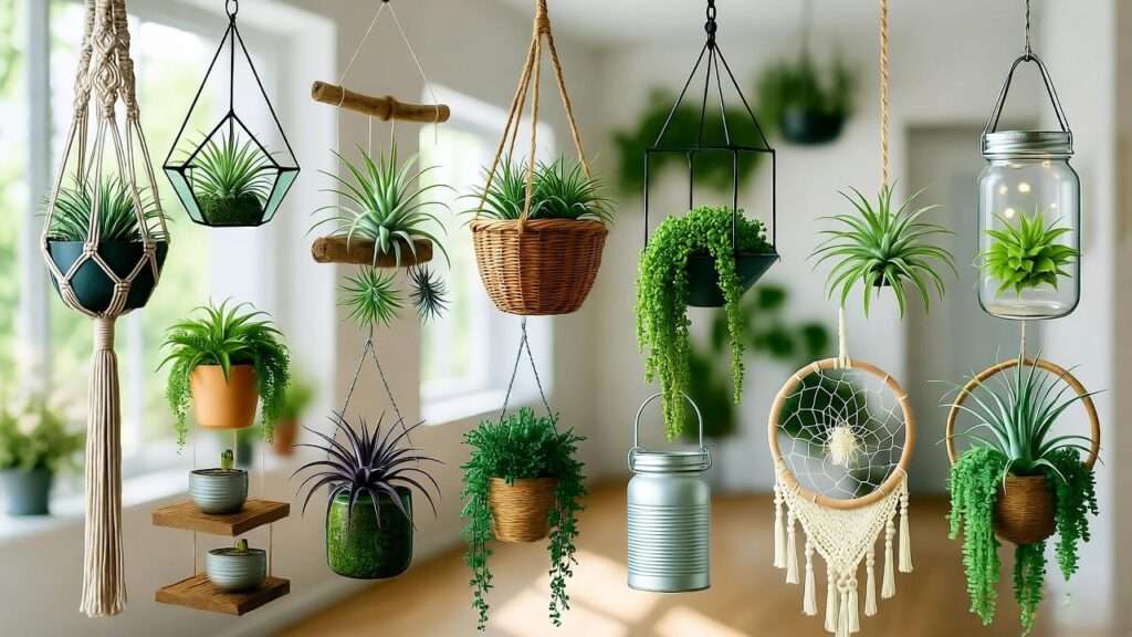 air plant hanging planter