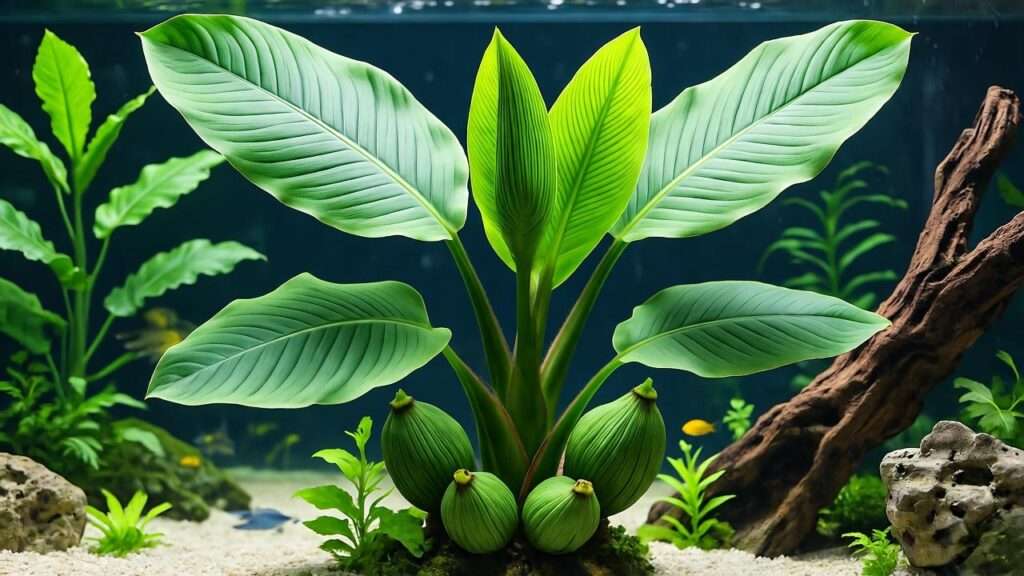 banana plant aquarium