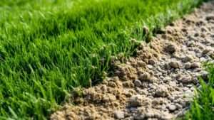best soil for top dressing grass