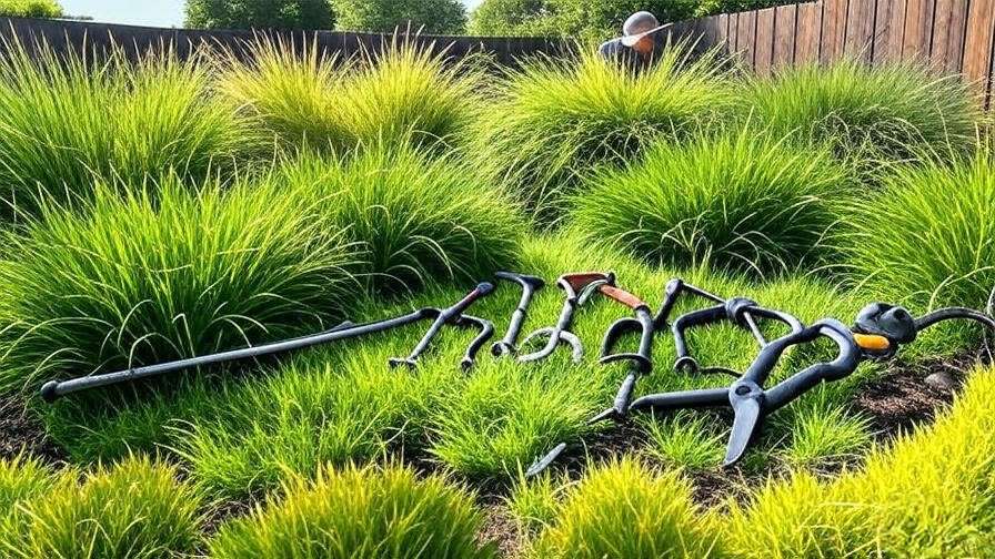 best tool for cutting ornamental grasses