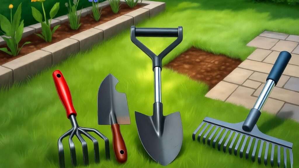 best tool to dig up grass