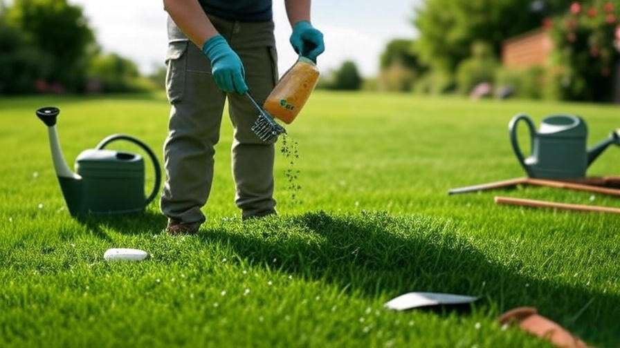 best top dressing for grass