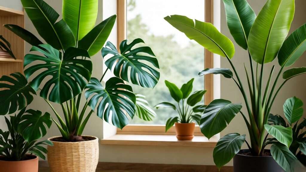 big plants with big leaves