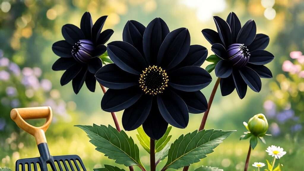 black dahlia plant